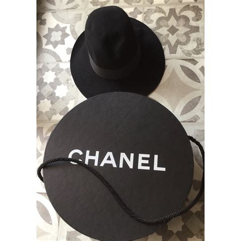 chapeaux chanel|chanel hats black and silver.